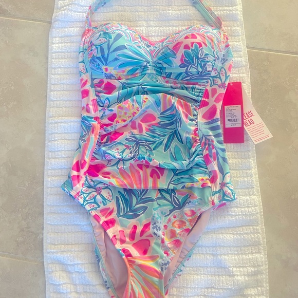 Lilly Pulitzer Colorful Floral Size 0 One Piece - Picture 1 of 7